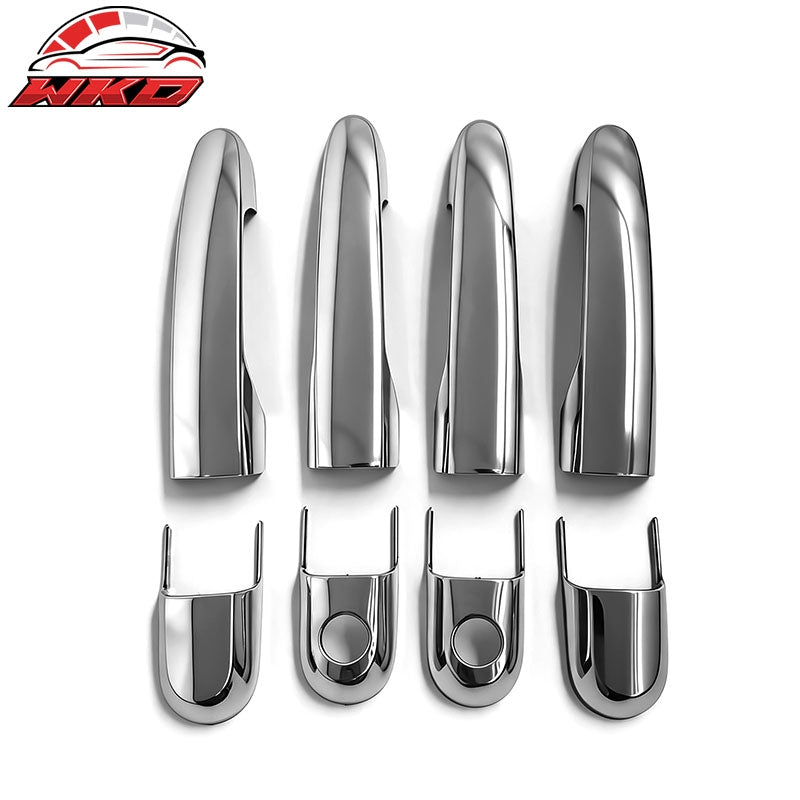 Wholesale 05-09 Hyundai Tucson Chrome ABS Door Handle Covers Cap Trims w/ 1 Key Hole