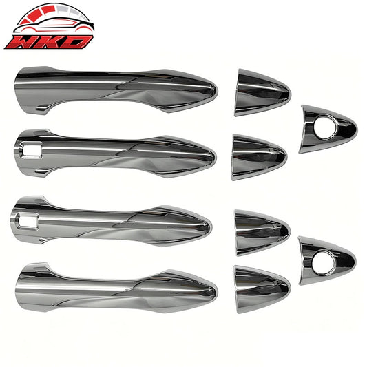 Wholesale 10-15 Hyundai Tucson Chrome Side Door Handle Cover ABS w/ 1 or 2 Keyholes - Wikond Auto