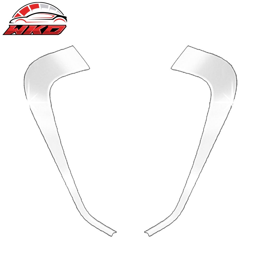 Wholesale 10-12 Hyundai Tucson ABS Chrome Front Bumper Side Mustache Grille Trim Pair