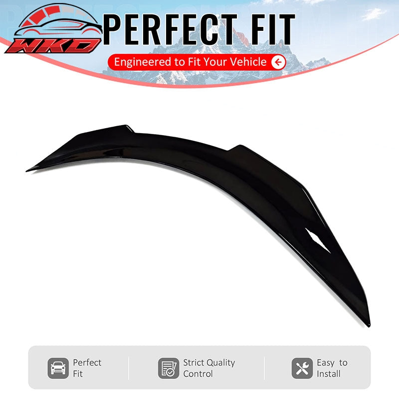 Wholesale 08-13 INFINITI G37 & 14-15 Q60 Trunk Spoiler Wing Gloss Black PSM Style ABS - Wikond Auto