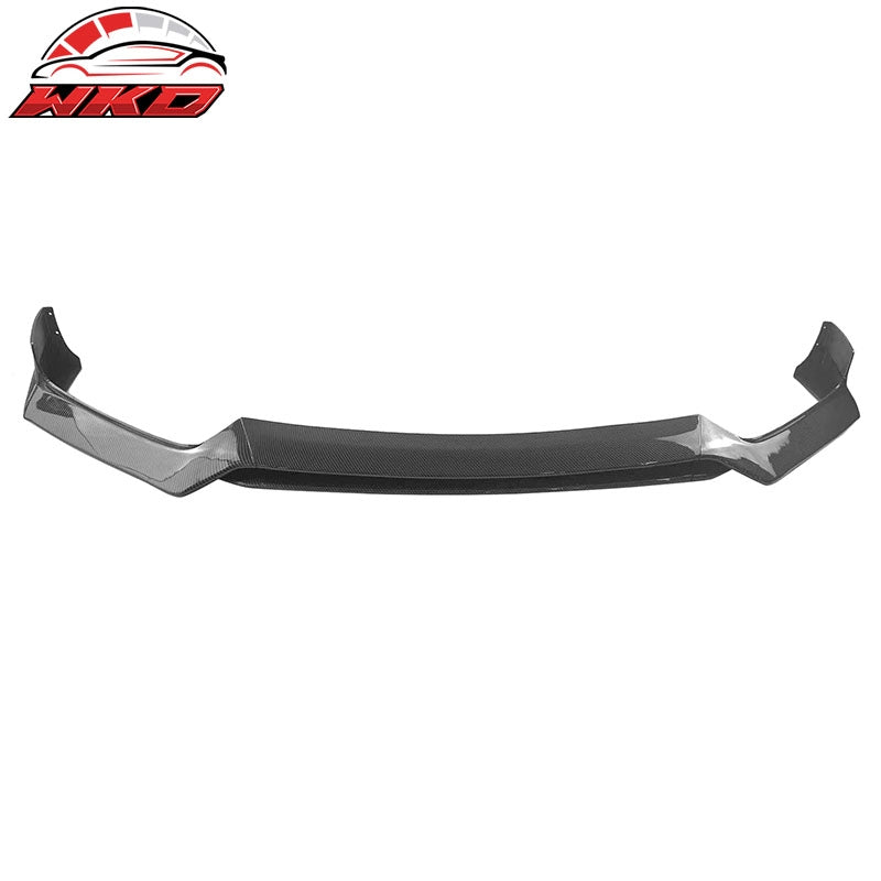 Fits 17-22 INFINITI Q60 V37 RS JDM Style Front Bumper Lip Carbon Fiber Print 3PC