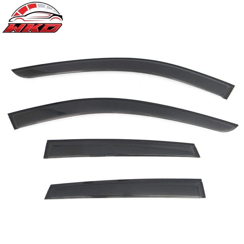 Fits 19-25 INFINITI QX50 Tape-on Window Visors Vent Rain Sun Guard Deflectors