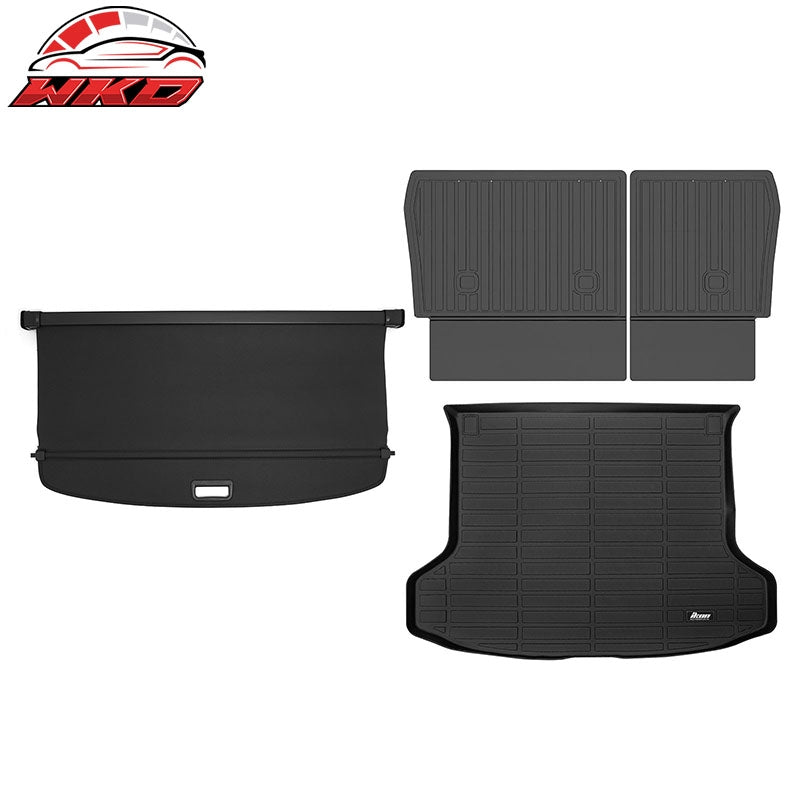 Wholesale 22-25 INFINITI QX55 Carbon Fiber Texture Cargo Cover + Backrest + Trunk Mat