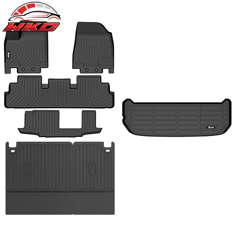Wholesale 22-26 INFINITI QX60 7 Seats TPE Waterproof 3D Backrest + Floor + Trunk Mats - Wikond Auto