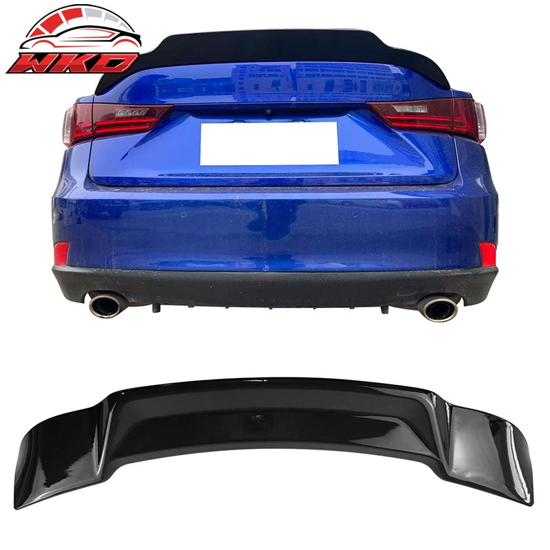 Wholesale 14-20 IS200t IS250 IS300 IS350 4DR Trunk Spoiler Gloss Black R Style ABS
