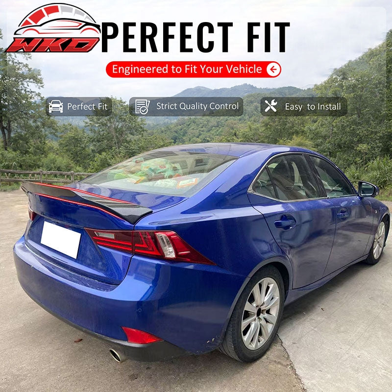 Wholesale 14-20 IS200t IS250 IS350 4DR Trunk Spoiler Carbon Fiber Print R Style ABS - Wikond Auto