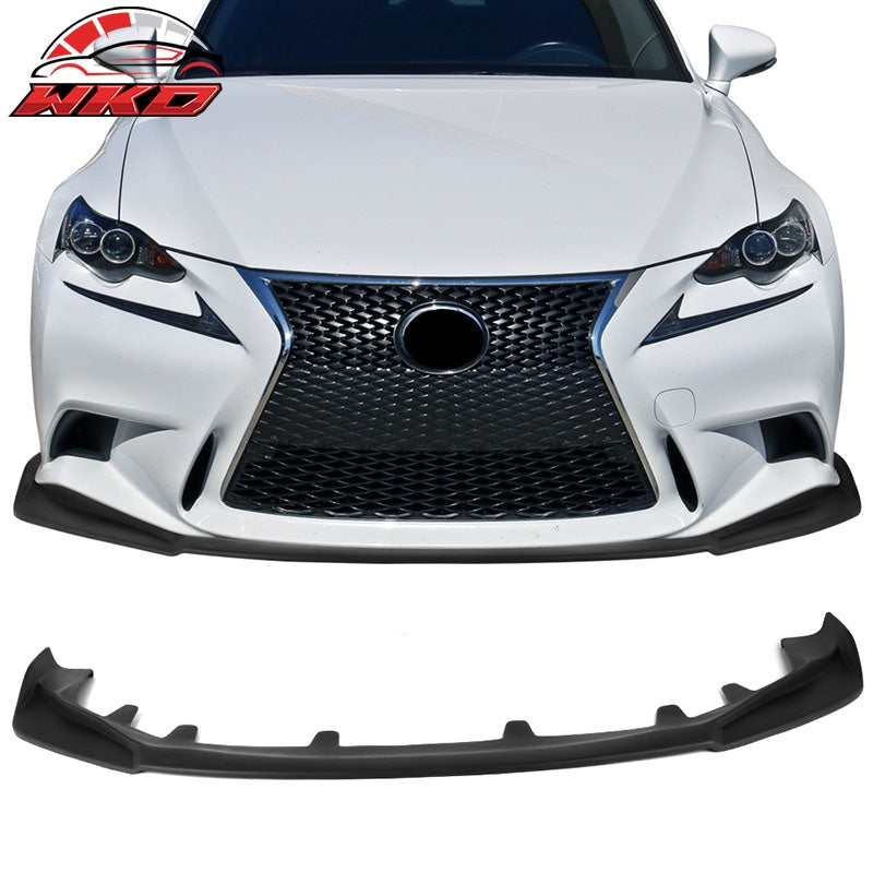 Wholesale 14-16 IS250 IS300 IS350 F Sport Front Bumper Lip Spoiler Unpainted Black PP