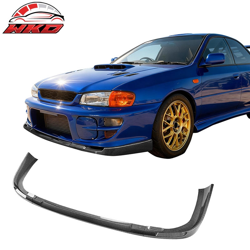 Wholesale For 97-01 Impreza STI Style Front Bumper Lip Chin Splitter PP Carbon Fiber Print - Wikond Auto