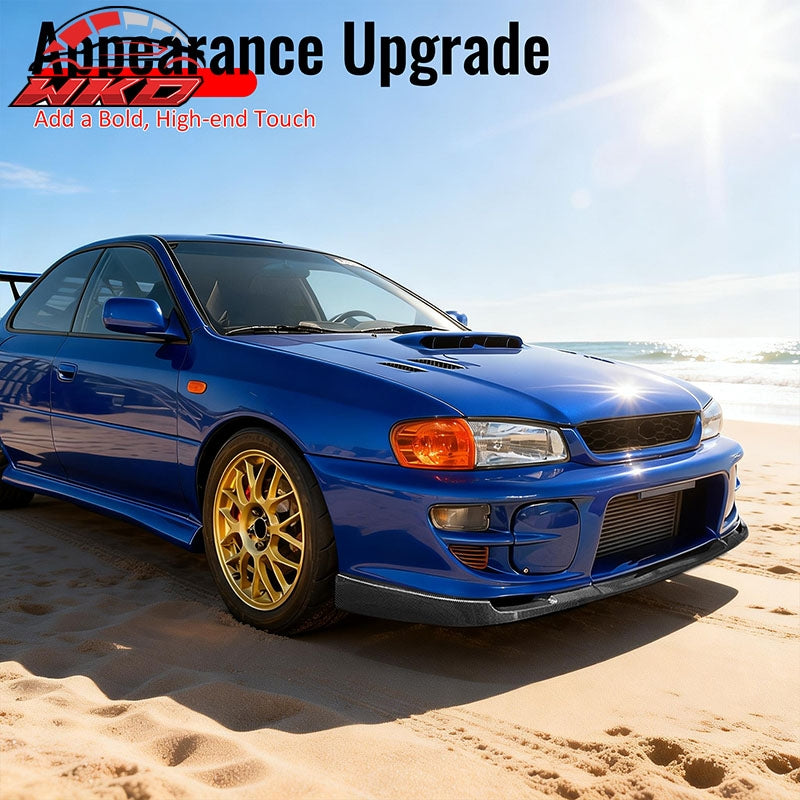 Wholesale For 97-01 Impreza STI Style Front Bumper Lip Chin Splitter PP Carbon Fiber Print - Wikond Auto