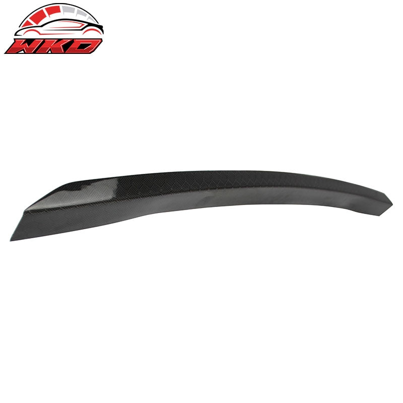 Fits 08-21 Impreza WRX STI 4th Trunk Spoiler Gurney Flap Honeycomb Carbon Fiber