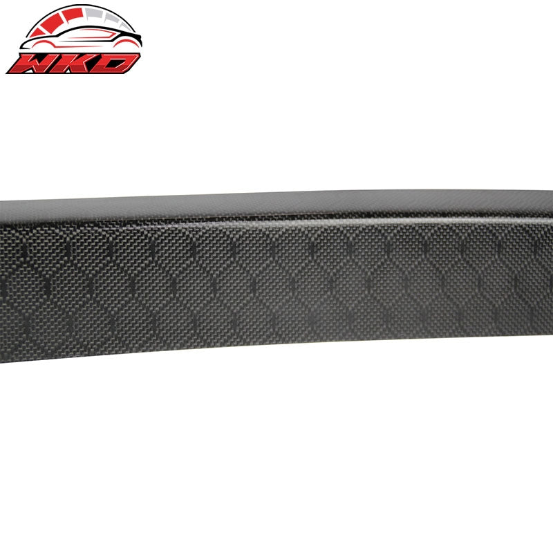 Fits 08-21 Impreza WRX STI 4th Trunk Spoiler Gurney Flap Honeycomb Carbon Fiber
