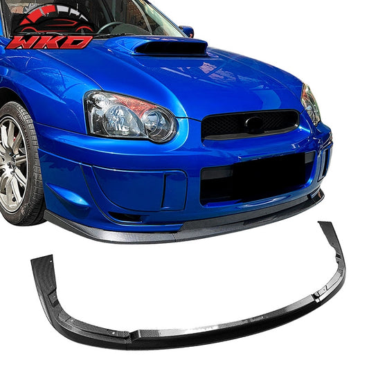 Wholesale 04-05 Impreza WRX STI Front Bumper Lip Chin Splitter PP Carbon Fiber Print - Wikond Auto