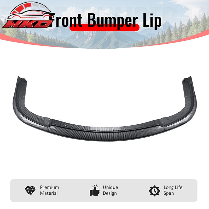 Fits 06-07 Impreza WRX STI Front Bumper Lip Chin Splitter PP Carbon Fiber Print
