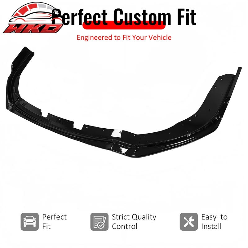 Wholesale 11-14 Impreza WRX STI IKON Front Bumper Lip Chin Spoiler Gloss Black PP - Wikond Auto