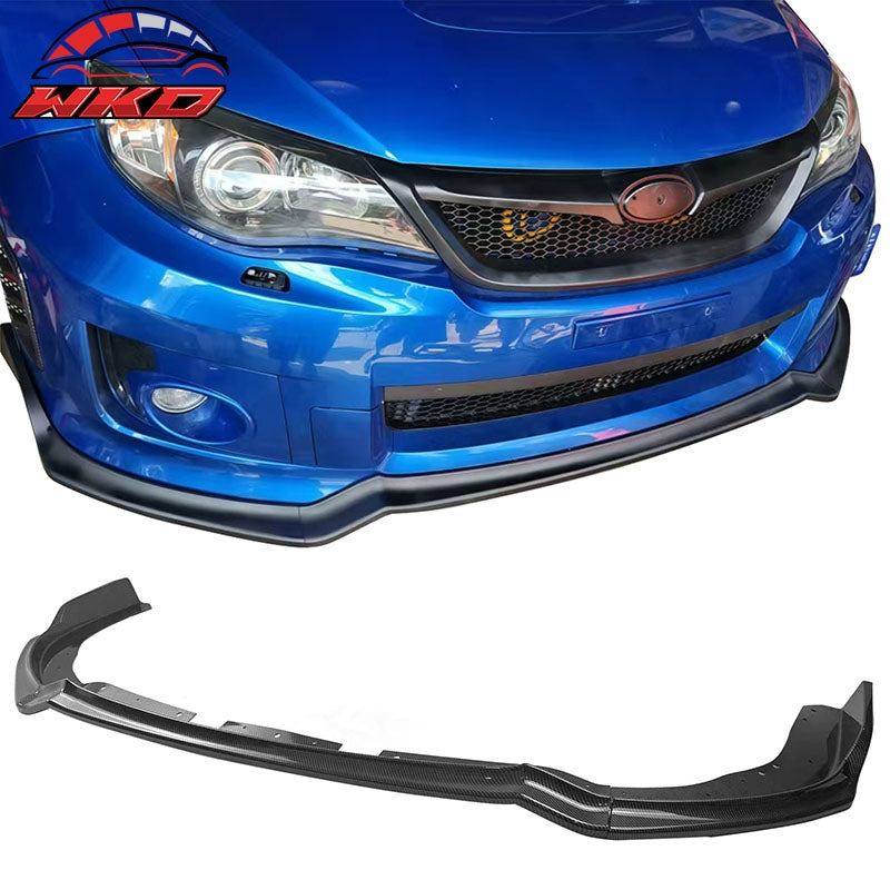 Wholesale 11-14 Impreza WRX STI IKON Front Bumper Lip Chin Spoiler Carbon Fiber Print - Wikond Auto