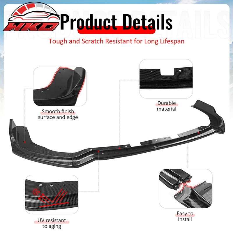 Wholesale 11-14 Impreza WRX STI IKON Front Bumper Lip Chin Spoiler Carbon Fiber Print - Wikond Auto