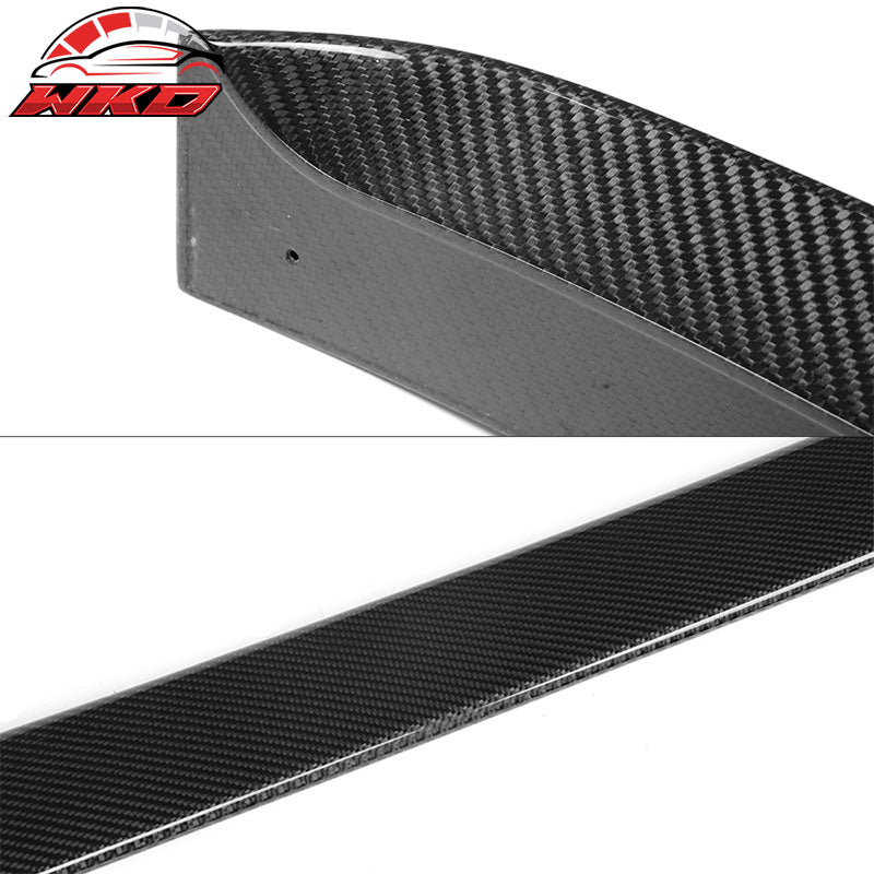 Fits 07-15 Infiniti G35 G25 G37 Q40 VIP Style Roof Spoiler Matte Carbon Fiber