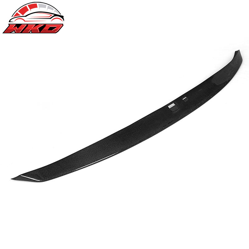 For 07-15 Infiniti G35 G25 G37 Q40 4DR JDM Matte Carbon Fiber Rear Trunk Spoiler