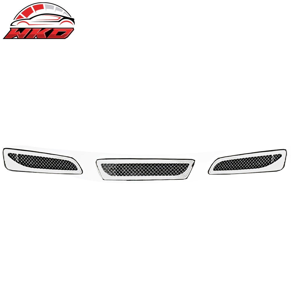 Wholesale 07-08 Infiniti G35 2009 G37 Sedan Mesh Chrome Insert Grille Stainless Steel