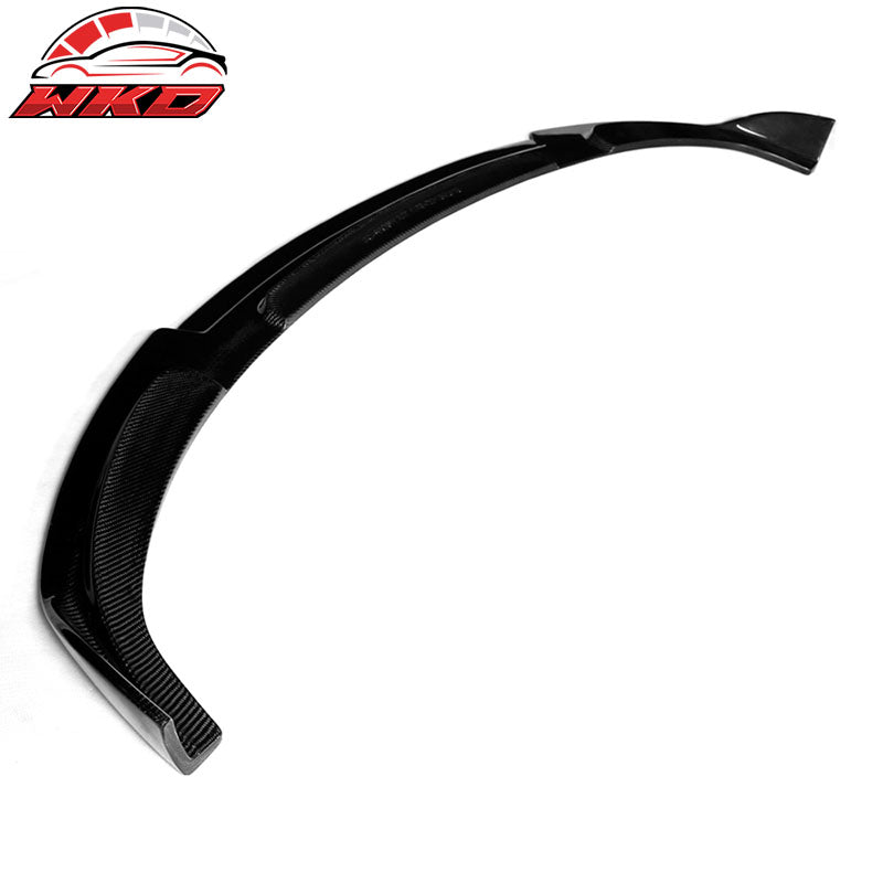 Fits 10-13 Infiniti G37 V36 Sedan Front Bumper Lip Spoiler Matte Carbon Fiber