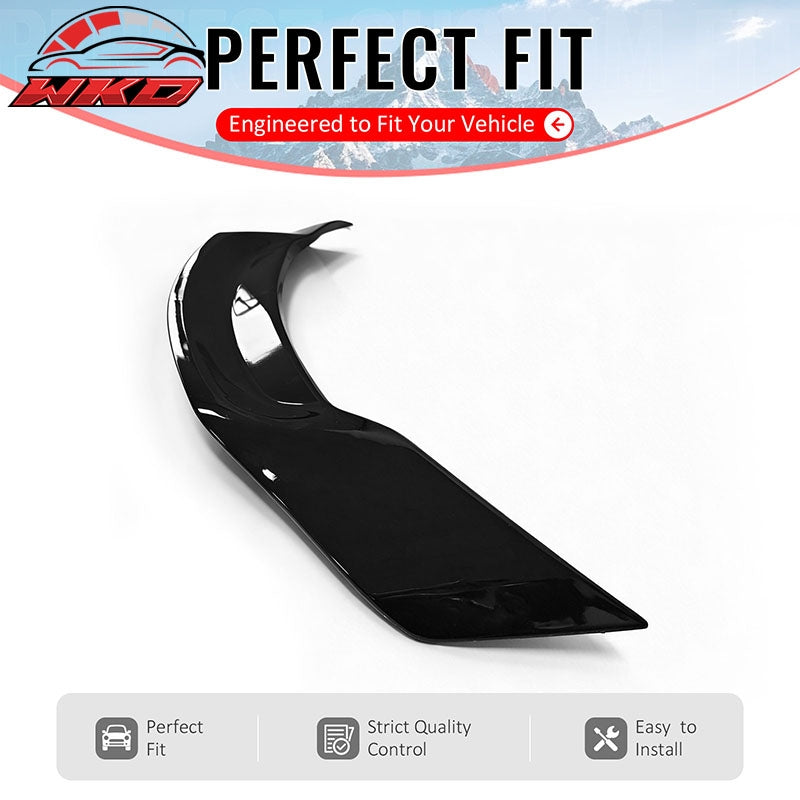 Fits 09-15 Infiniti G37 G25 Q40 4DR Trunk Spoiler Wing Gloss Black R Style ABS