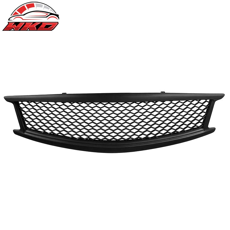 Fits 10-15 Infiniti G37 G25 Q40 Sedan Honeycomb Style Upper Grille Matte Black