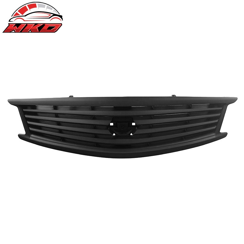 Fits 10-15 Infiniti G37 G25 Q40 Sedan OE Style Front Upper Grille Matte Black
