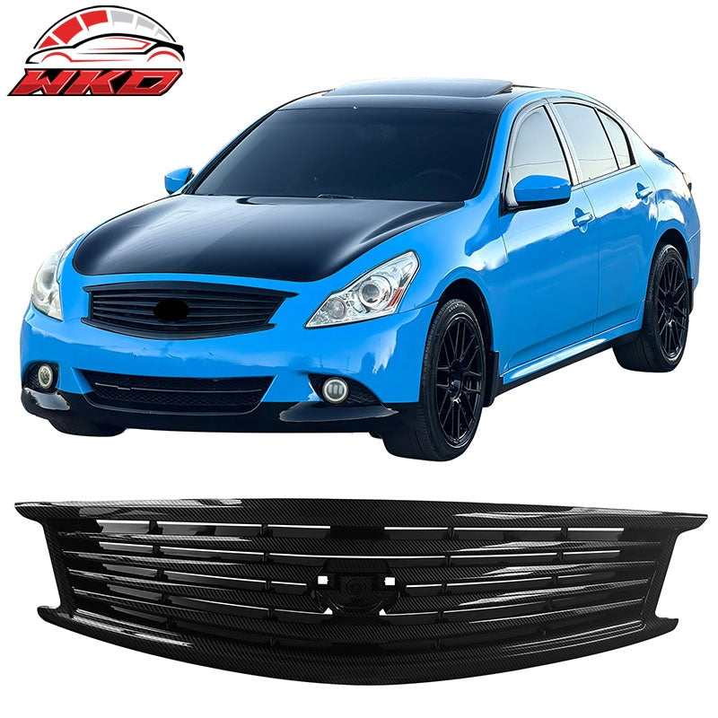 Wholesale 10-15 Infiniti G37 G25 Q40 Sedan OE Style Upper Grille Carbon Fiber Print