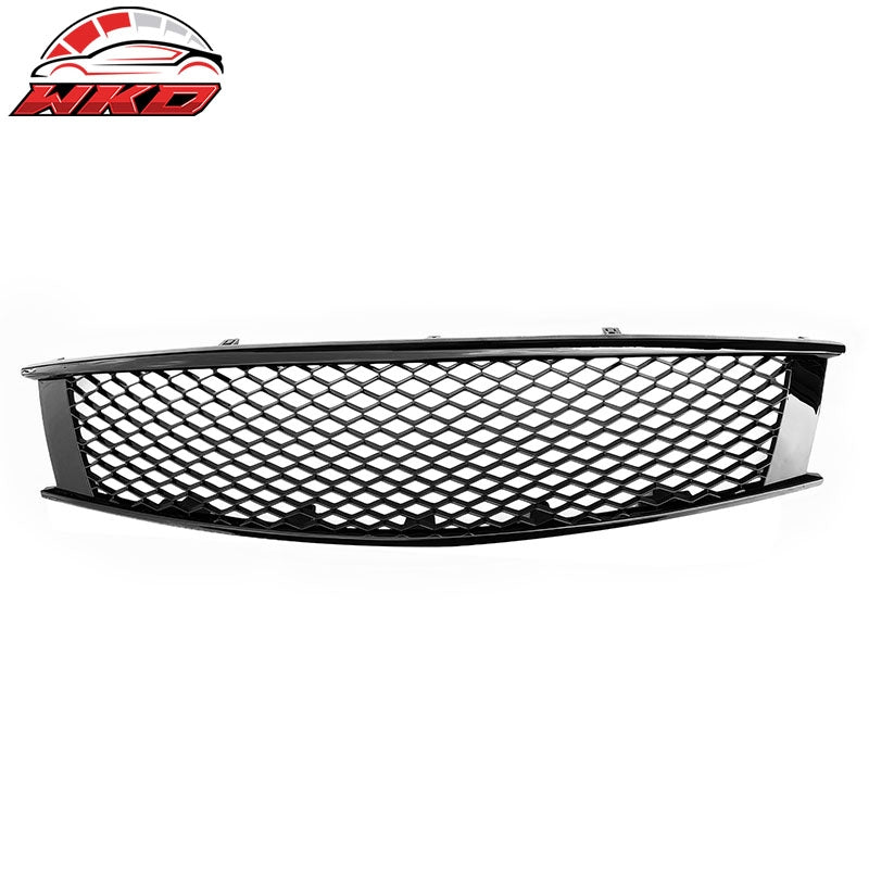Fits 08-15 Infiniti G37 Q60 Coupe Honeycomb Style Upper Grille Gloss Black ABS