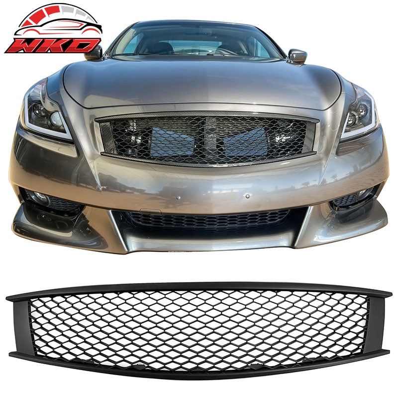 Wholesale 08-15 Infiniti G37 Q60 Coupe Honeycomb Style Upper Grille Matte Black ABS