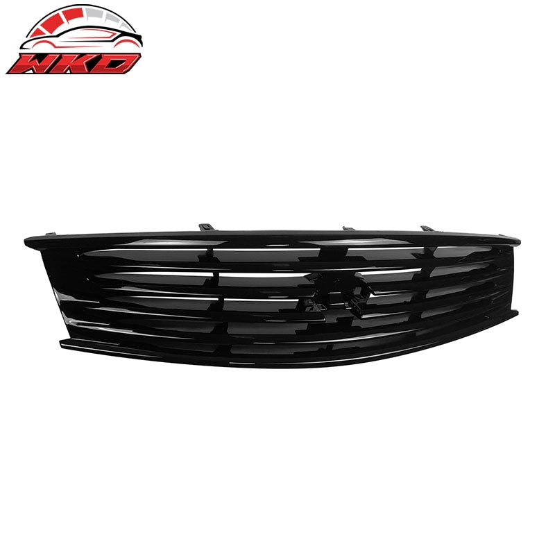 Fits 08-15 Infiniti G37 Q60 Coupe OE Style Front Upper Grille Gloss Black ABS
