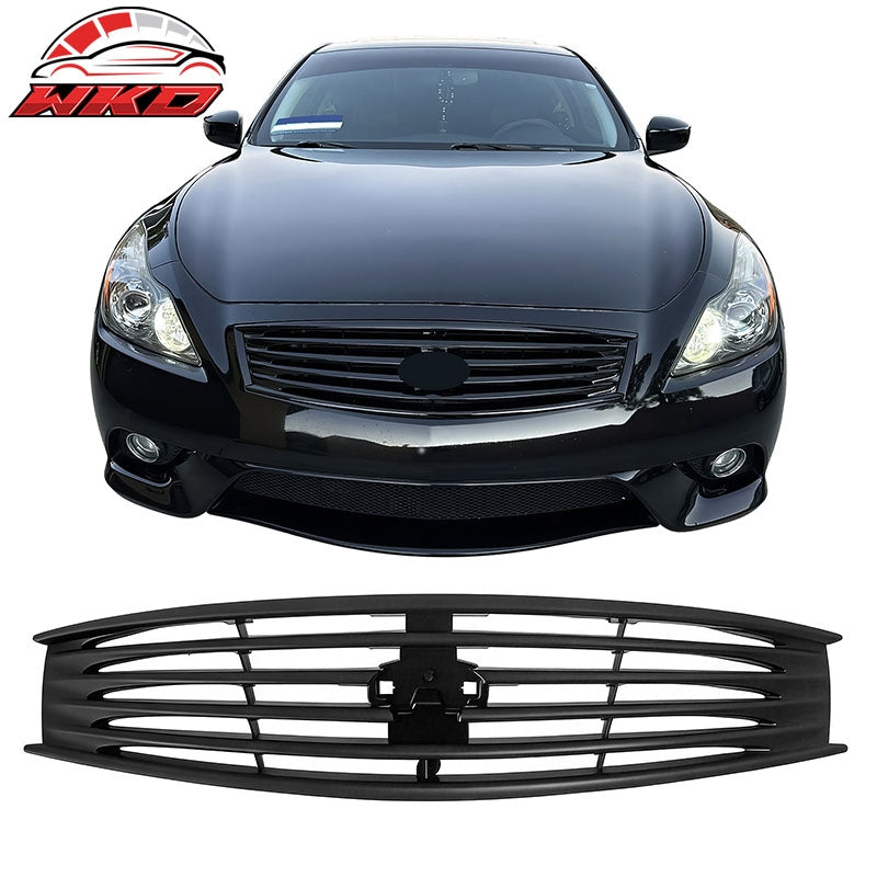 Wholesale 08-15 Infiniti G37 Q60 Coupe OE Style Front Upper Grille Matte Black ABS