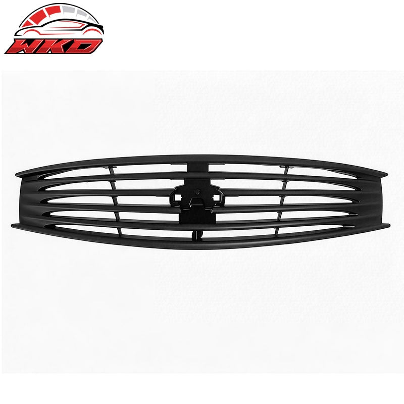 Fits 08-15 Infiniti G37 Q60 Coupe OE Style Front Upper Grille Matte Black ABS