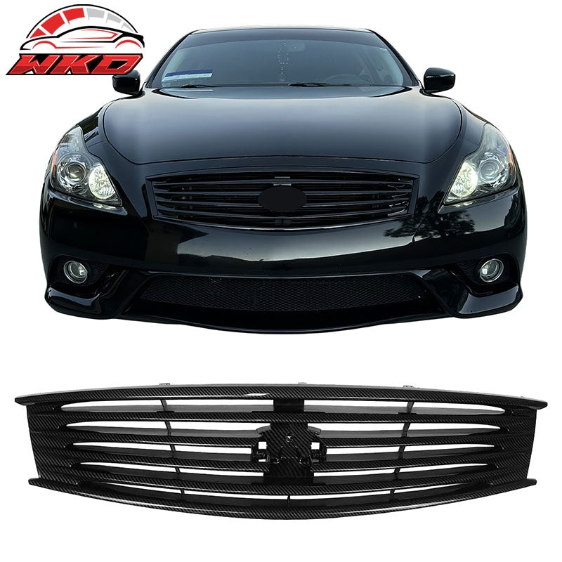 Wholesale 08-15 Infiniti G37 Q60 Coupe OE Style Upper Grille Carbon Fiber Print ABS