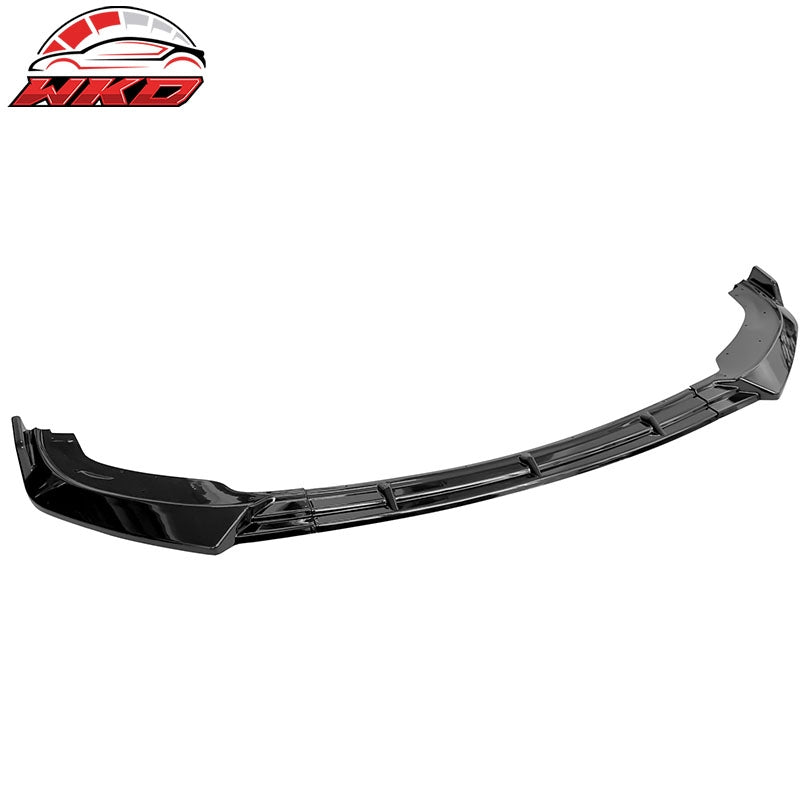 Fits 10-13 Infiniti G37 Sedan IKON Style 3PC Front Bumper Spoiler PP Gloss Black