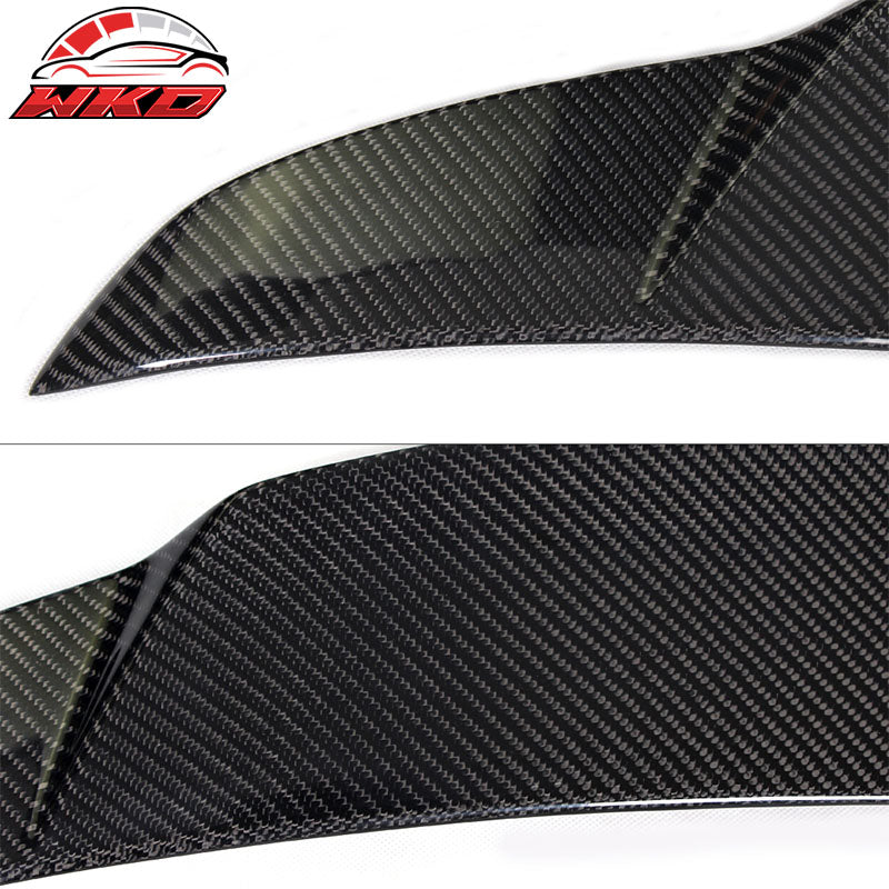 Fits 10-13 Infiniti G37 Sedan JC Style Rear Trunk Spoiler Lip Matte Carbon Fiber