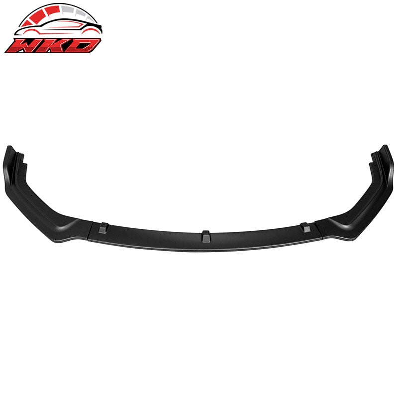 Fits 18-24 Infiniti Q50 Base Premium 3PC Front Bumper Lip Spoiler PP Matte Black