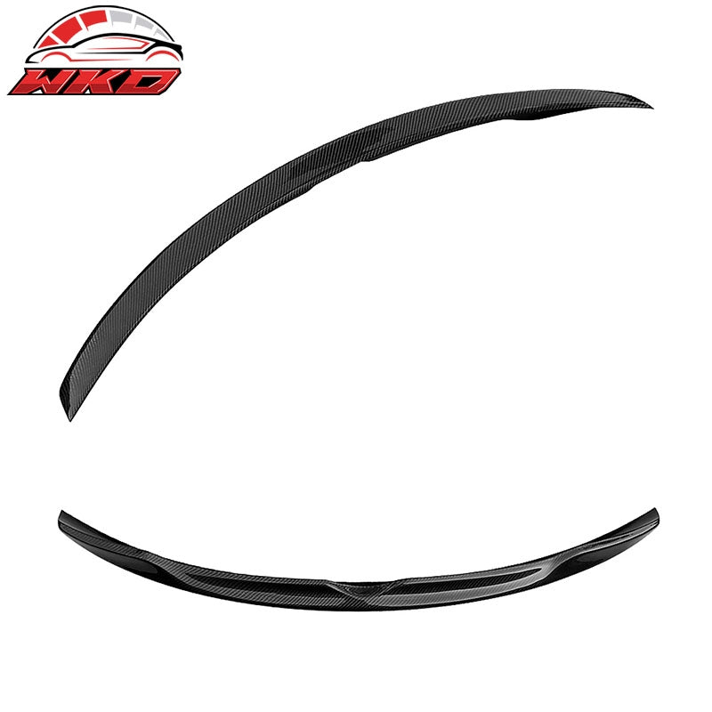 Fits 14-24 Infiniti Q50 Carbon Fiber Rear Trunk Spoiler Wing Lip Japanese Style