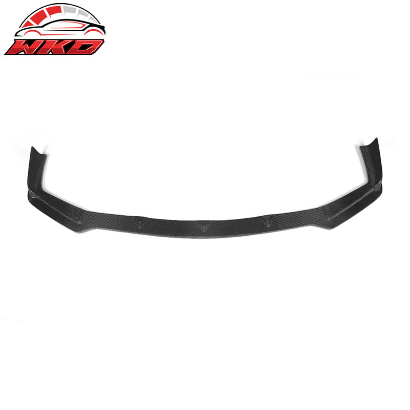 Wholesale 14-17 Infiniti Q50 V37 Sport ST Style Front Bumper Lip - Matte Carbon Fiber