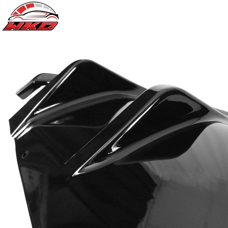 Fits 14-17 Infiniti Q50 Gloss Black Rear Diffuser Bumper Diffuser Lip Spoiler