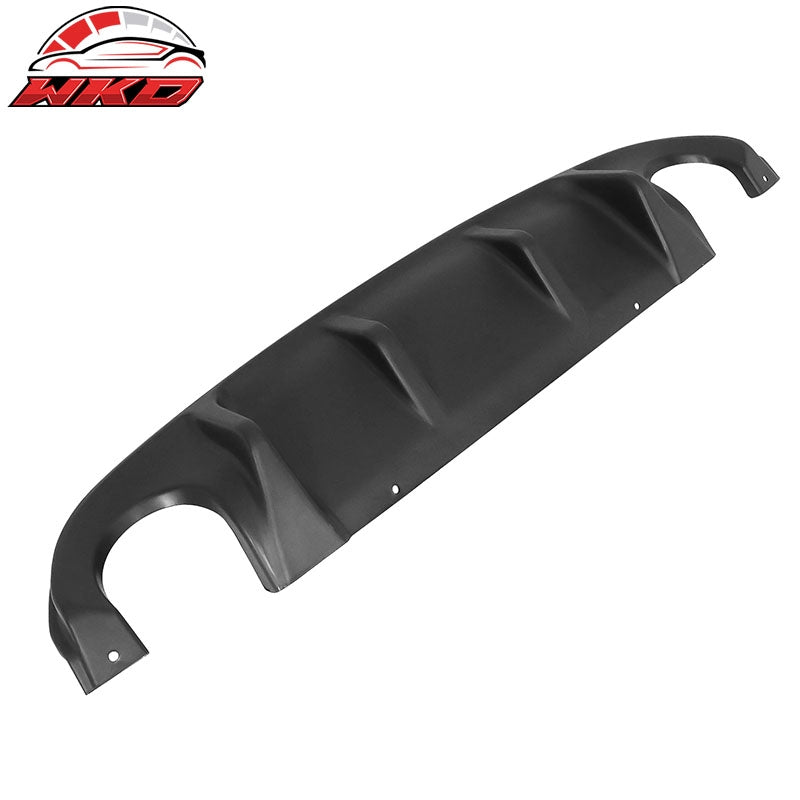 Fits 14-17 Infiniti Q50 JDM Sport Rear Bumper Diffuser Spoiler Lip Unpainted ABS