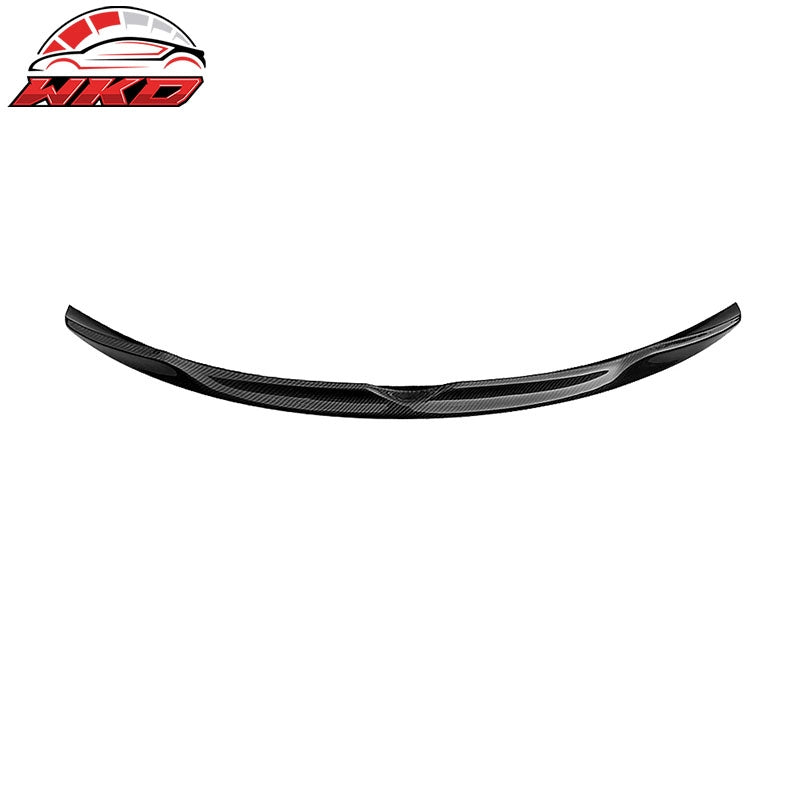 Fits 14-24 Infiniti Q50 Japanese Style Rear Trunk Spoiler Lip Matte Carbon Fiber