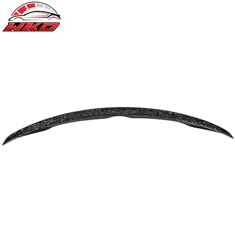 Fits 14-24 Infiniti Q50 Japanese Style Trunk Spoiler - Matte Forged Carbon Fiber