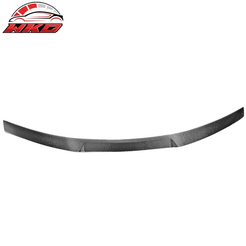 Fits 14-24 Infiniti Q50 M4 Style Rear Trunk Spoiler Wing Lip Matte Carbon Fiber