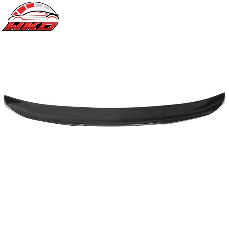 Fits 14-24 Infiniti Q50 PSM Style Rear Trunk Spoiler Wing Lip ABS Gloss Black