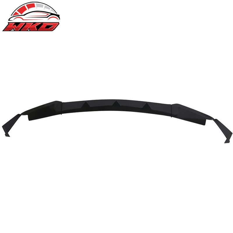 Fits 14-17 Infiniti Q50 Q50S Sport 3PCS Front Bumper Lip Spoiler Unpainted ABS