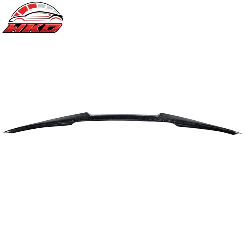 Fits 14-24 Infiniti Q50 Real Carbon Fiber Rear Trunk Spoiler Wing M4 Style