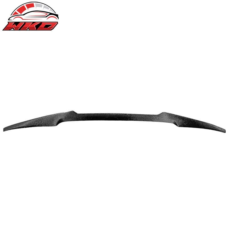 Fits 14-24 Infiniti Q50 Real Carbon Fiber Rear Trunk Spoiler Wing M4 Style