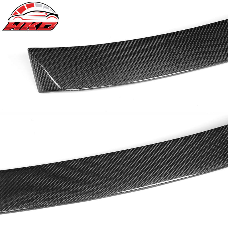 Fits 14-24 Infiniti Q50 V37 ST Roof Spoiler Matte Carbon Fiber