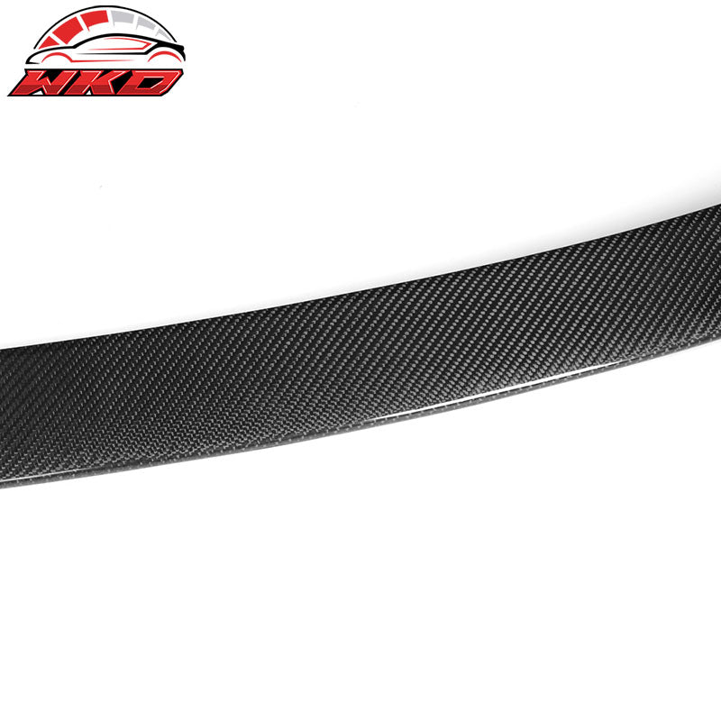Fits 14-24 Infiniti Q50 V37 ST Style Rear Roof Spoiler Wing Real Carbon Fiber CF